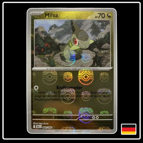 Milza Meisterball 068/086 Pokemon Schwarze Blitze
