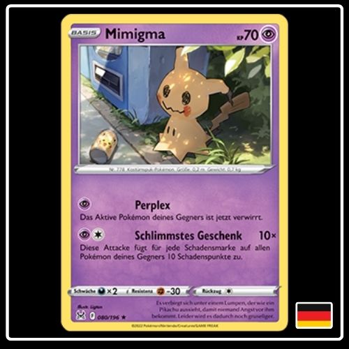 Mimigma 080/196 Pokemon Verlorener Ursprung