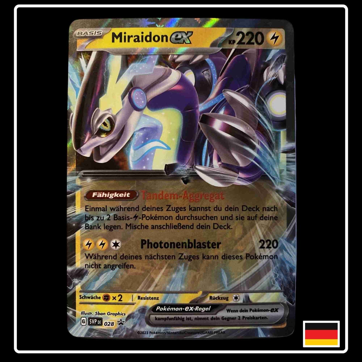 Pokemon Miraidon ex Black Star Promokarte SVP028