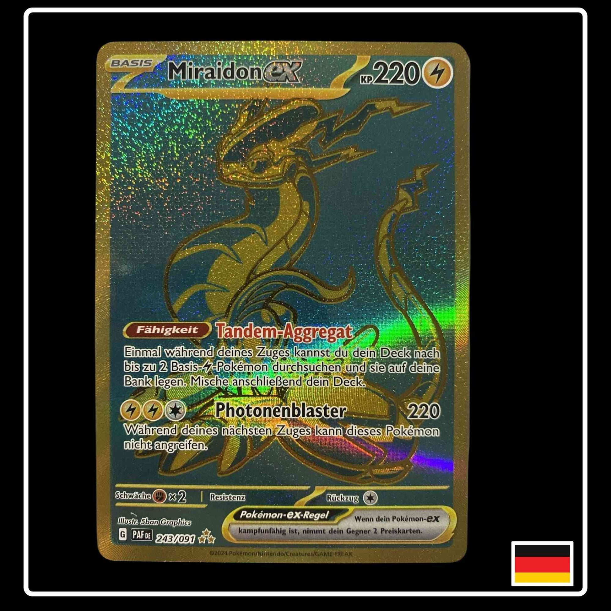 Miraidon ex Hyper Rare aus Paldeas Schicksale