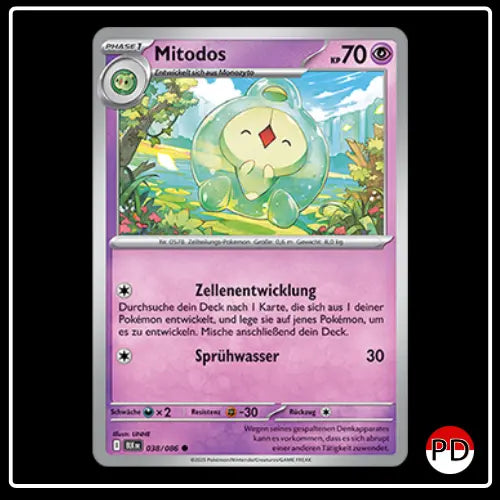 Mitodos 038/086 Pokemon Schwarze Blitze