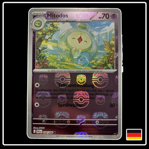 Mitodos Meisterball 038/086 Pokemon Schwarze Blitze