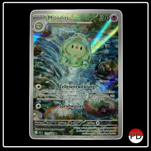 Mitodos Illustration Rare 119/086 Pokemon Schwarze Blitze