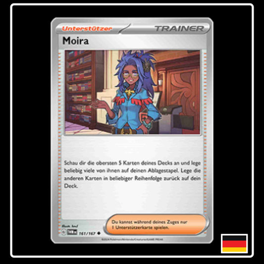 Moira Pokemon Karte 161/167 aus dem Set Maskerade im Zwielicht