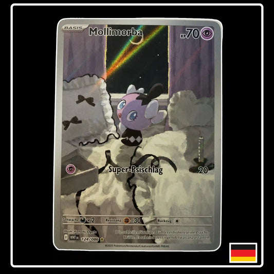 Mollimorba Illustration Rare 124/086 Pokemon Weisse Flammen