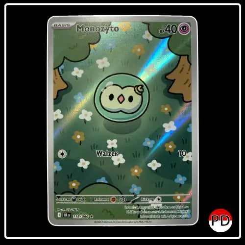 Monozyto Illustration Rare 118/086 Pokemon Schwarze Blitze