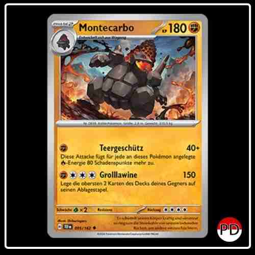 Montecarbo 095/162 Pokemon Gewalten der Zeit