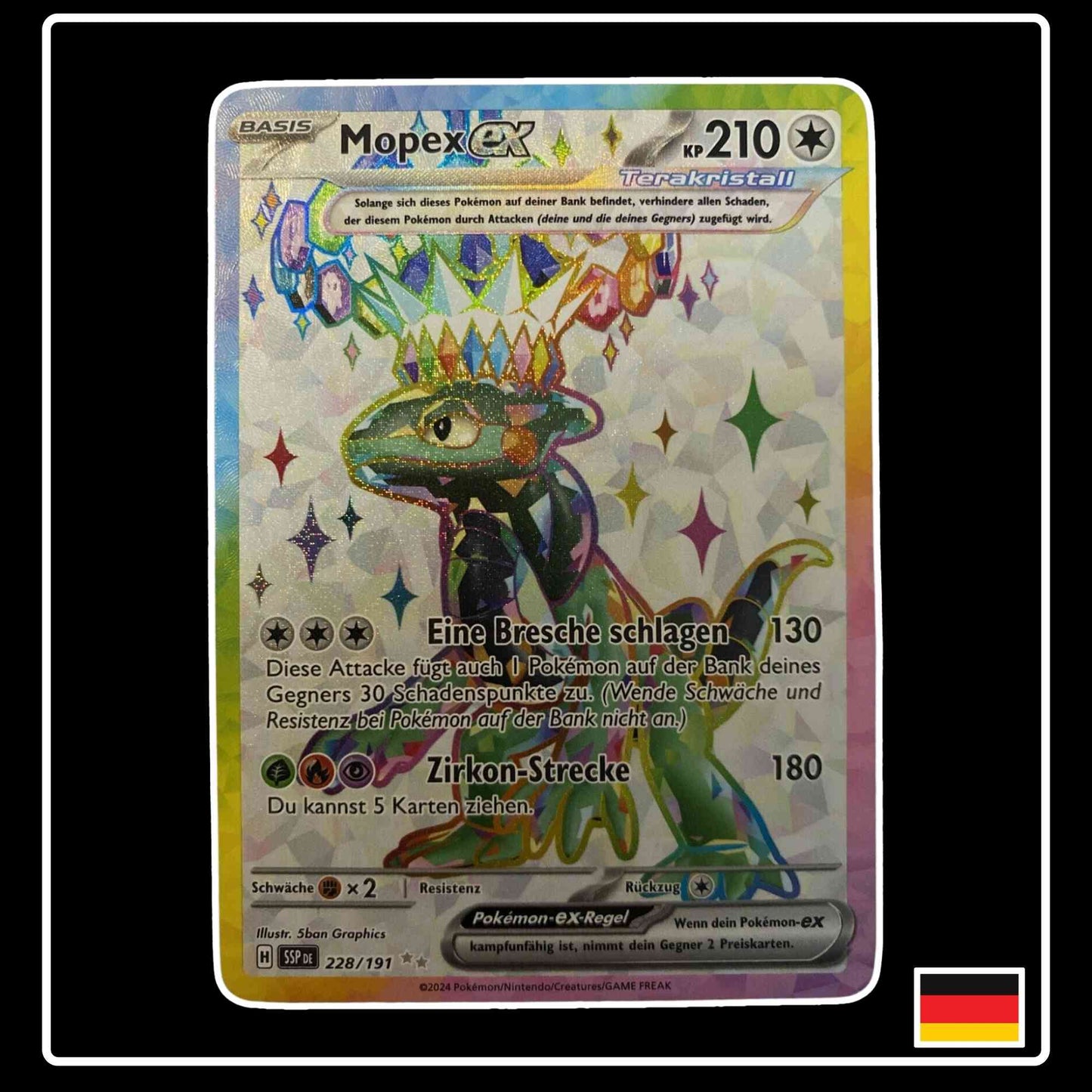 Mopex ex Full Art 228/191 Stürmische Funken