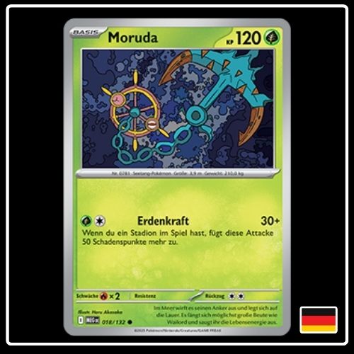 Moruda 018/132 Pokemon Mega Entwicklung