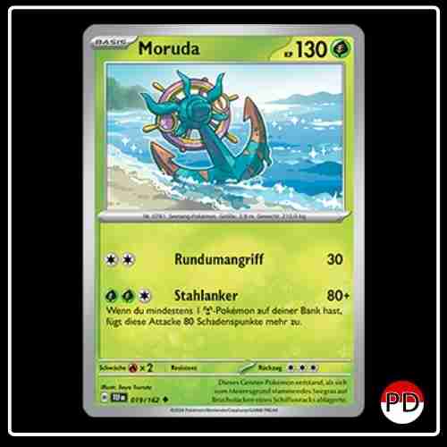 Moruda 019/162 Pokemon Gewalten der Zeit