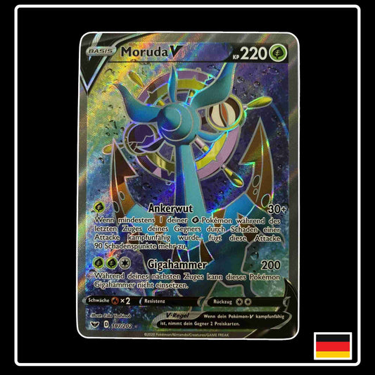 Moruda V Full Art 187/202 aus Pokemon Schwert & Schild Set 