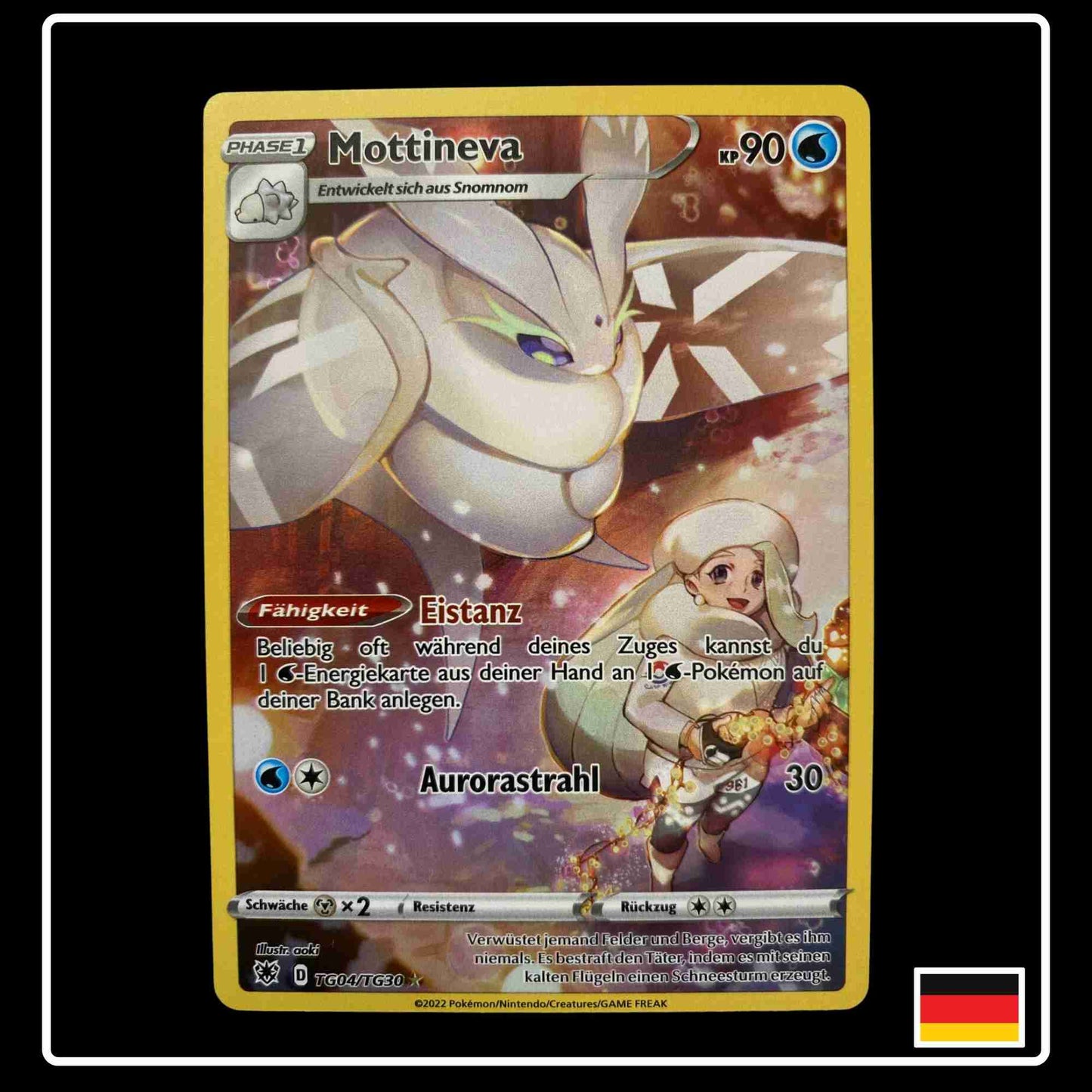 Mottineva CHR Pokemon Trainer Karte TG04/TG30 Astralglanz