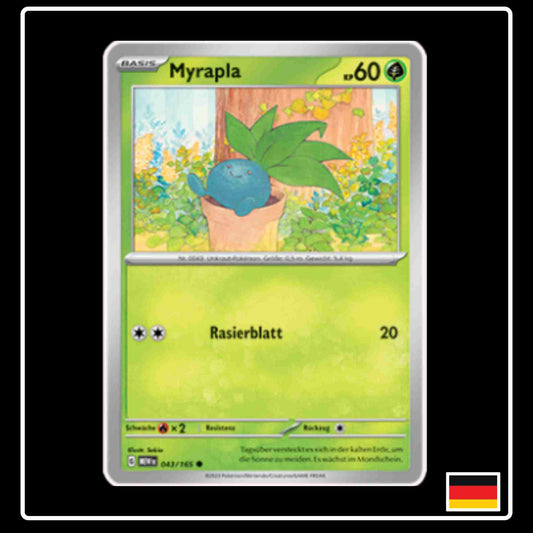 Myrapla 043/165 aus dem Pokemon Set Karmesin & Purpur 151 