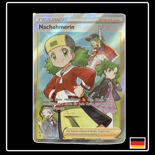 Nachahmerin Full Art 200/203 Pokemon Karte aus dem Set Drachenwandel