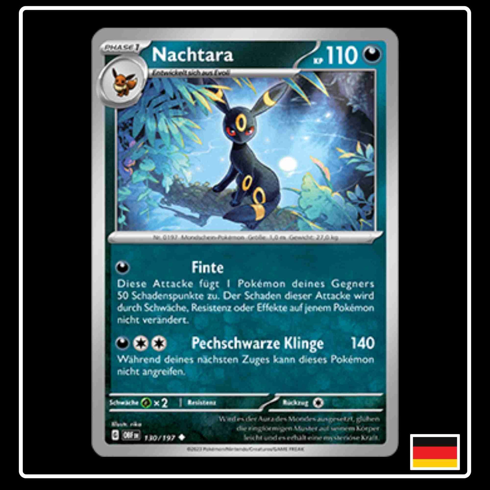 Pokemon Karte Nachtara 130/197