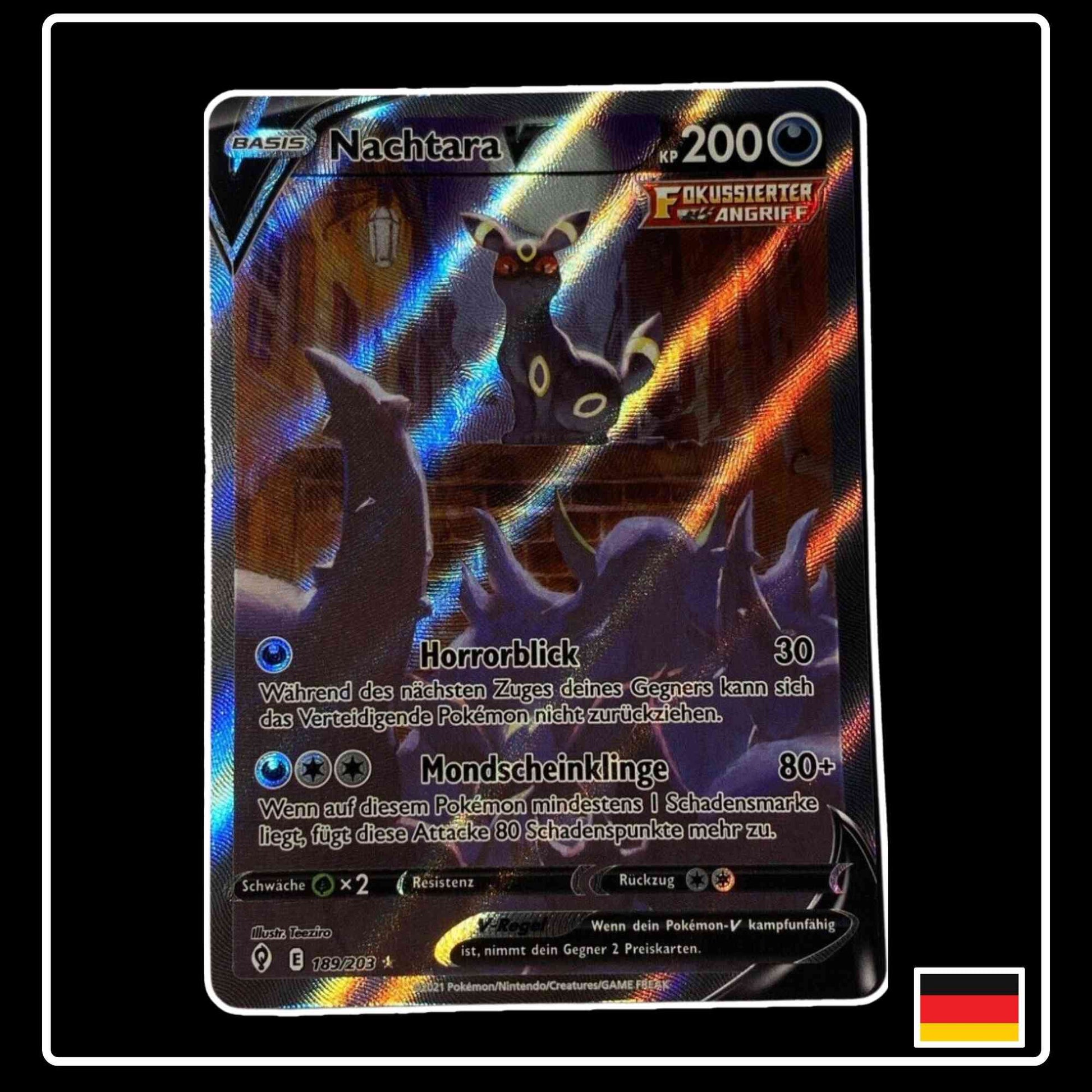 Nachtara V Alt Art 189/203 Pokemon Drachenwandel