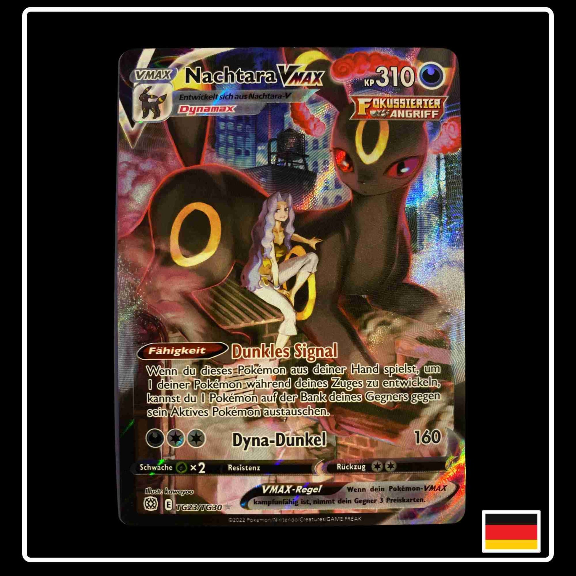 Nachtara VMAX Trainergalerie Pokemon Karte TG23/TG30 Strahlende Sterne