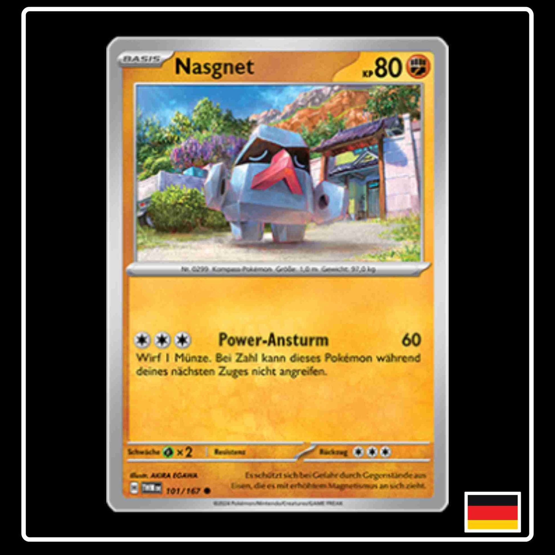 Nasgnet Pokemon Karte 101/167 aus dem Set Maskerade im Zwielicht