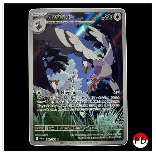 Navitaub Illustration Rare 149/086 Pokemon Schwarze Blitze