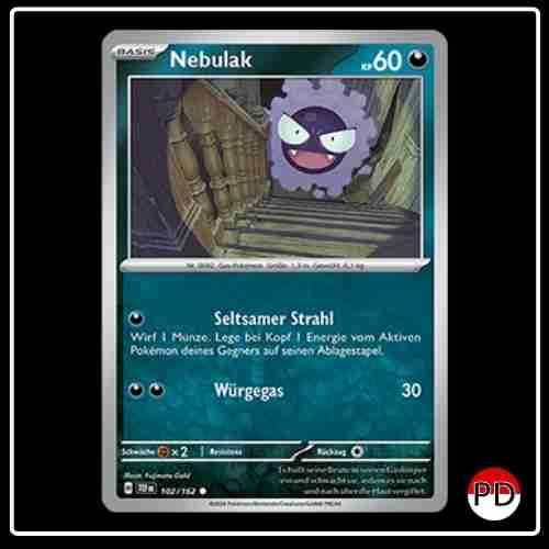 Nebulak 102/162 Pokemon Gewalten der Zeit
