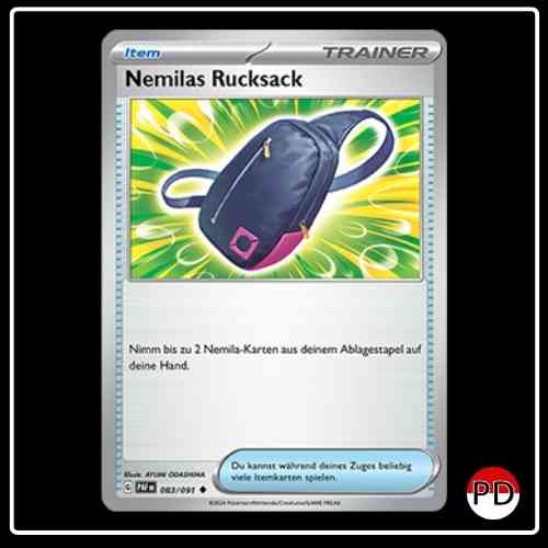 Nemilas Rucksack 083/091 Pokemon Paldeas Schicksale