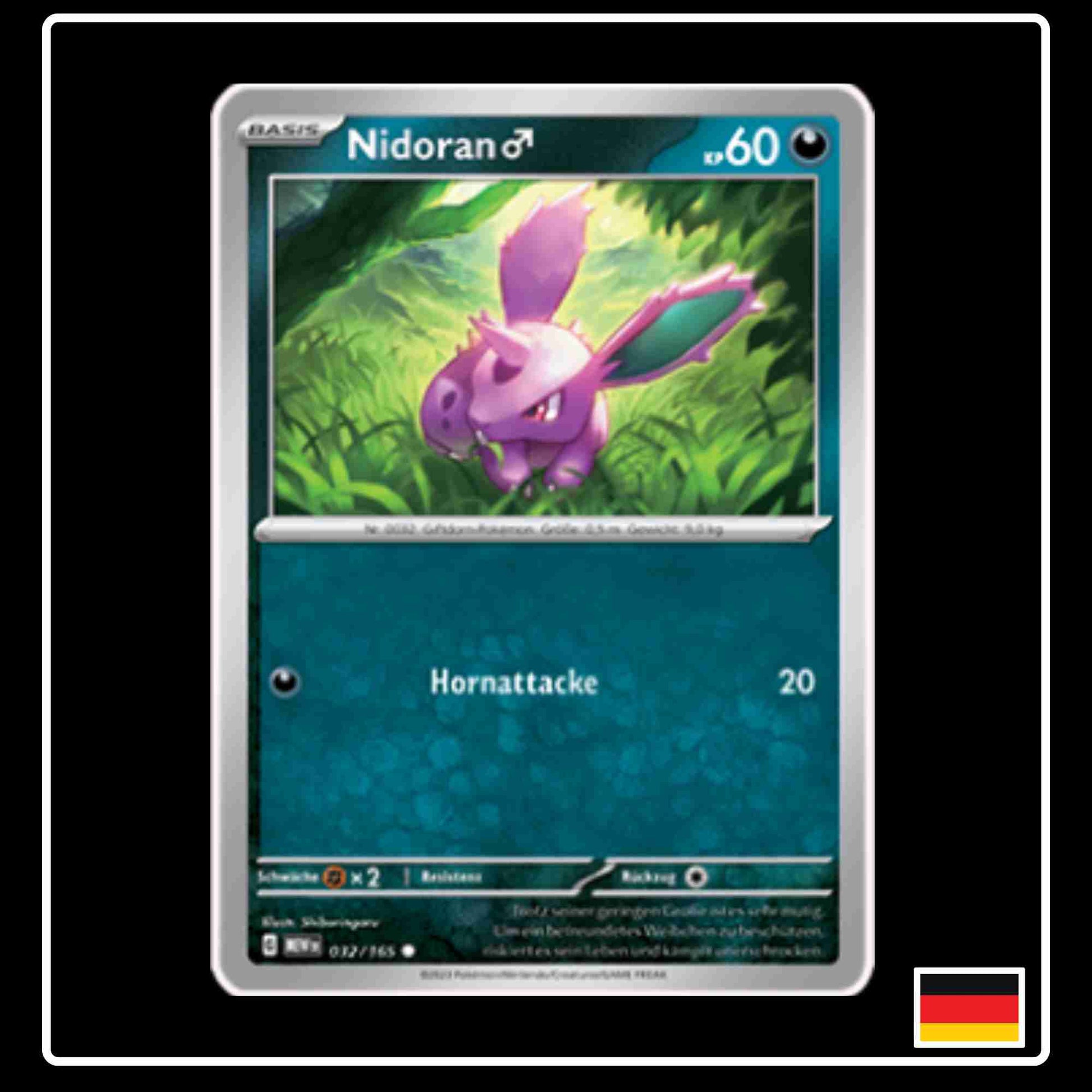 Nidoran 032/165 aus dem Pokemon Set Karmesin & Purpur 151 