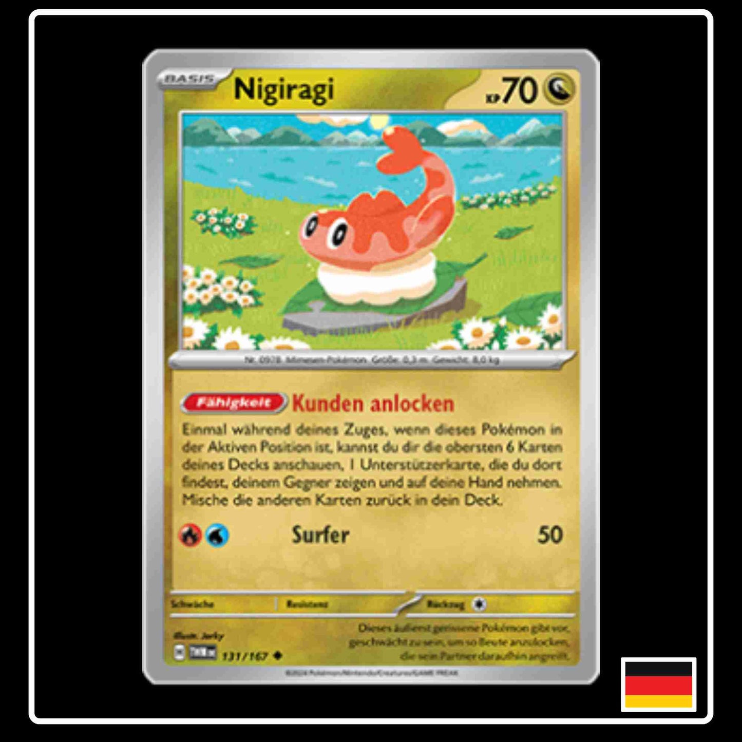 Nigiragi Pokemon Karte 131/167 aus dem Set Maskerade im Zwielicht