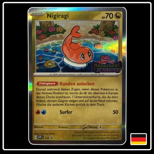 Nigiragi SVP DE 118 STAFF STAMP Pokemon Black Star Promo