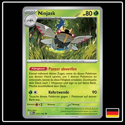 Ninjask 017/132 Pokemon Mega Entwicklung