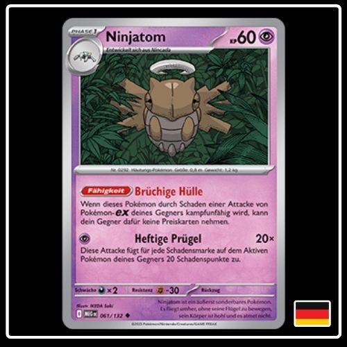 Ninjatom 061/132 Pokemon Mega Entwicklung