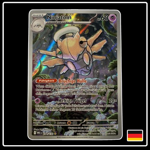 Ninjatom Illustration Rare 144/132 Pokemon Mega Entwicklung
