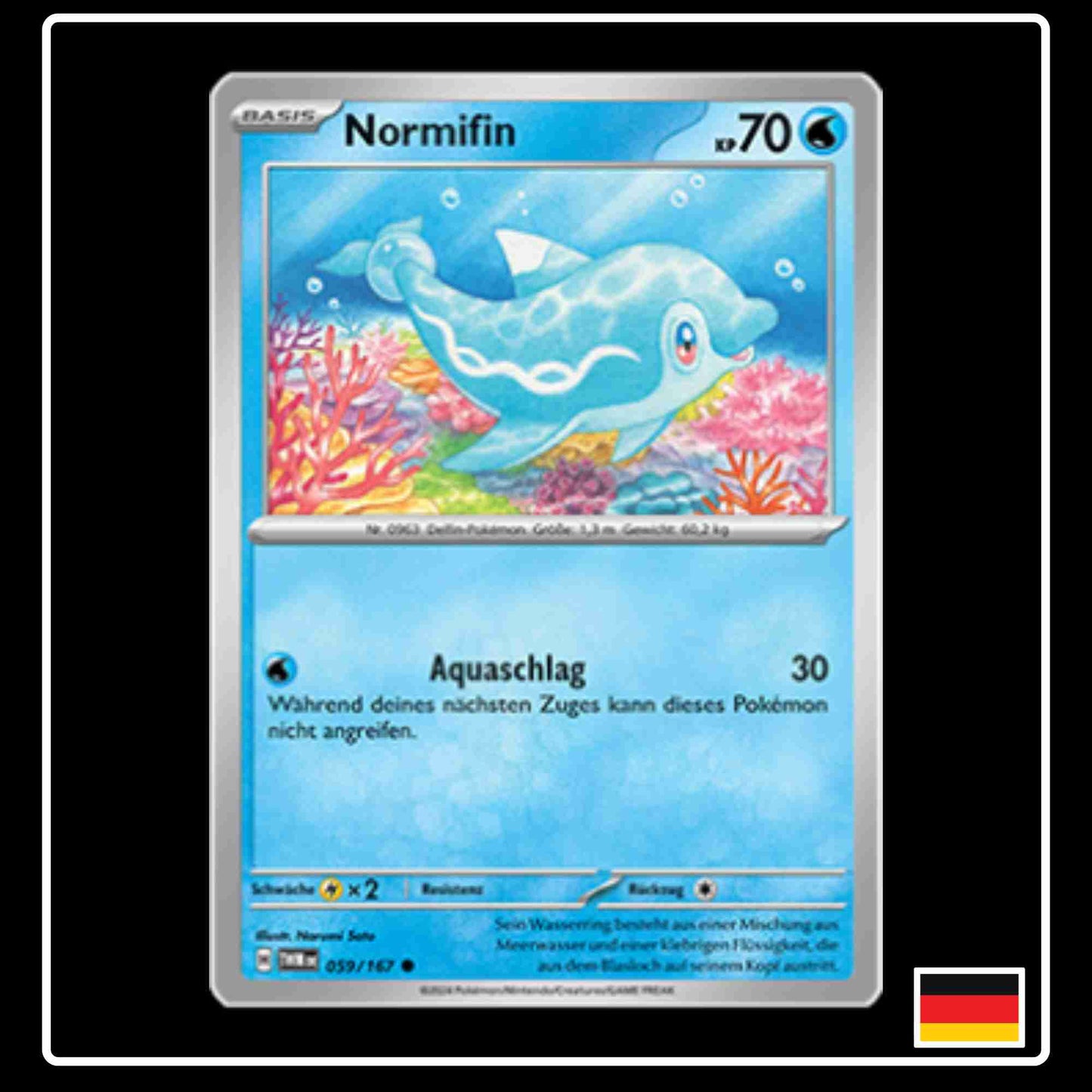 Normifin Pokemon Karte 059/167 aus dem Set Maskerade im Zwielicht