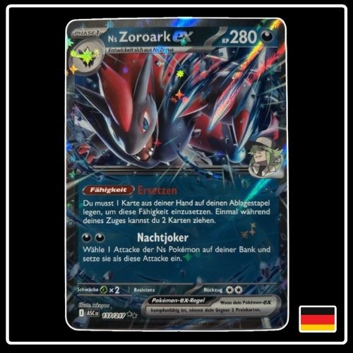 Ns Zoroark ex 137/217 Pokemon Erhabene Helden