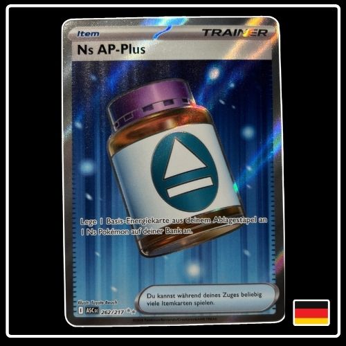 Ns AP-Plus Trainer Full Art 262/217 Pokemon Erhabene Helden
