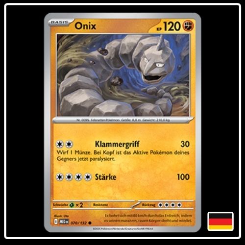 Onix 070/132 Pokemon Mega Entwicklung