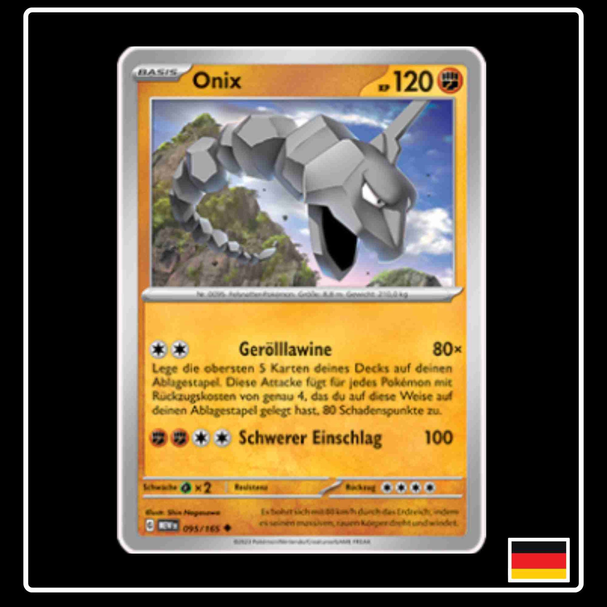Onix 095/165 Karmesin & Purpur 151 PokeDirris Onix 095/165 Karmesin & Purpur 151 PokeDirris