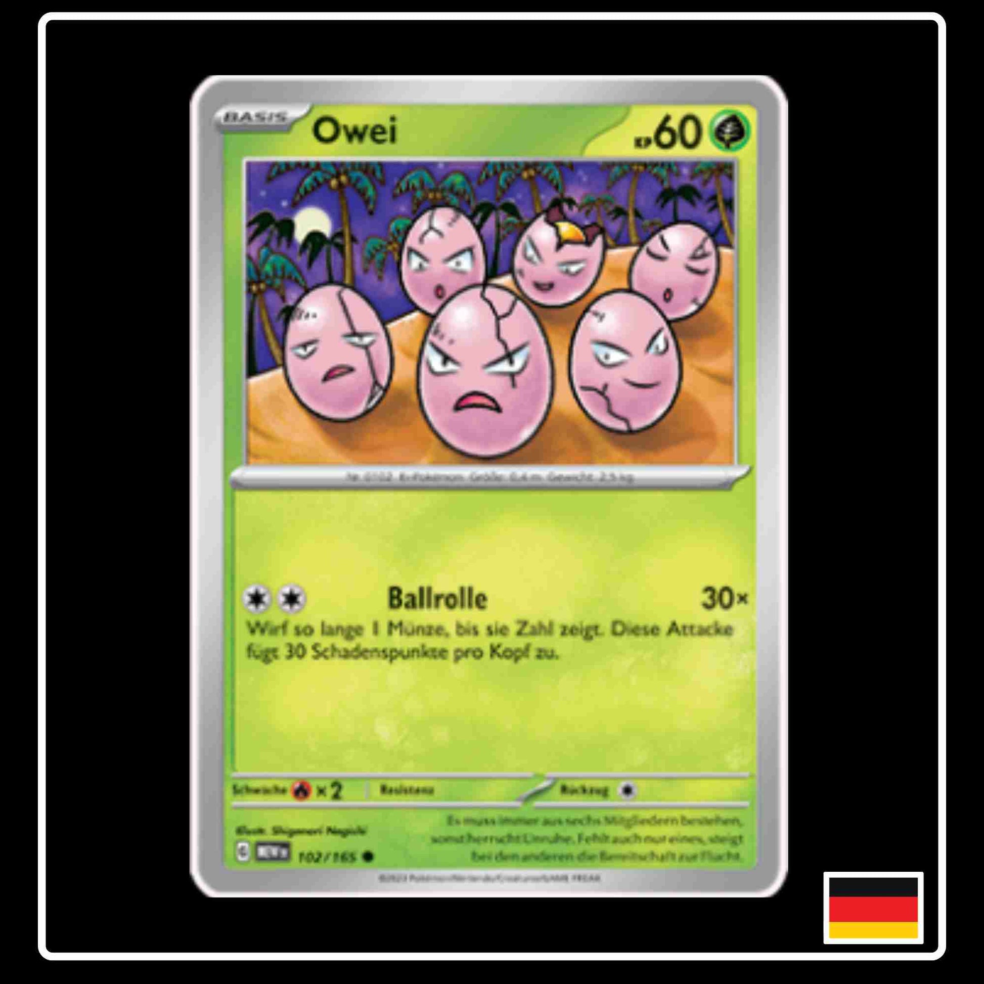 Owei 102/165 aus dem Pokemon Set Karmesin & Purpur 151 