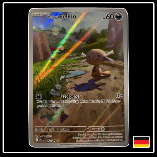 Paldea-Felino Illustration Rare 102/094 Pokemon Fatale Flammen