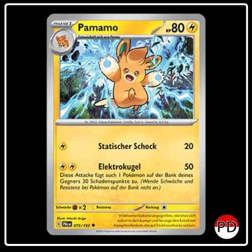 Pamamo 075/193 Pokemon Entwicklungen in Paldea