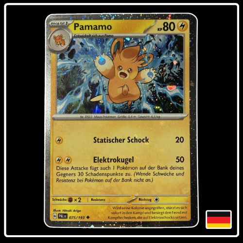 Pamamo 075/193 Cosmic Holo Promo Entwicklungen in Paldea