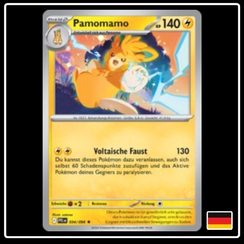 Pamomamo 034/094 Pokemon Fatale Flammen