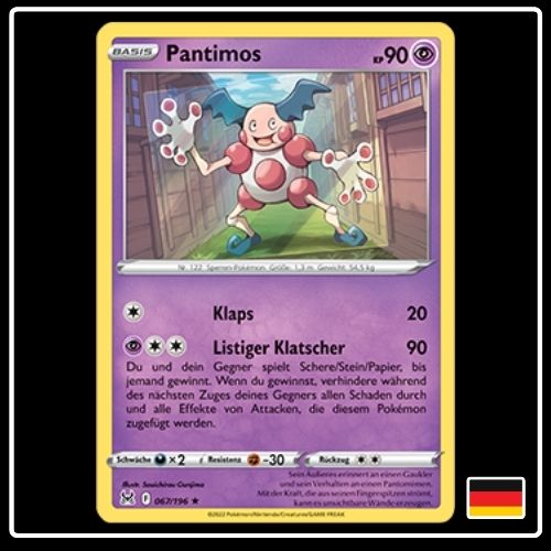 Pantimos 067/196 Pokemon Verlorener Ursprung