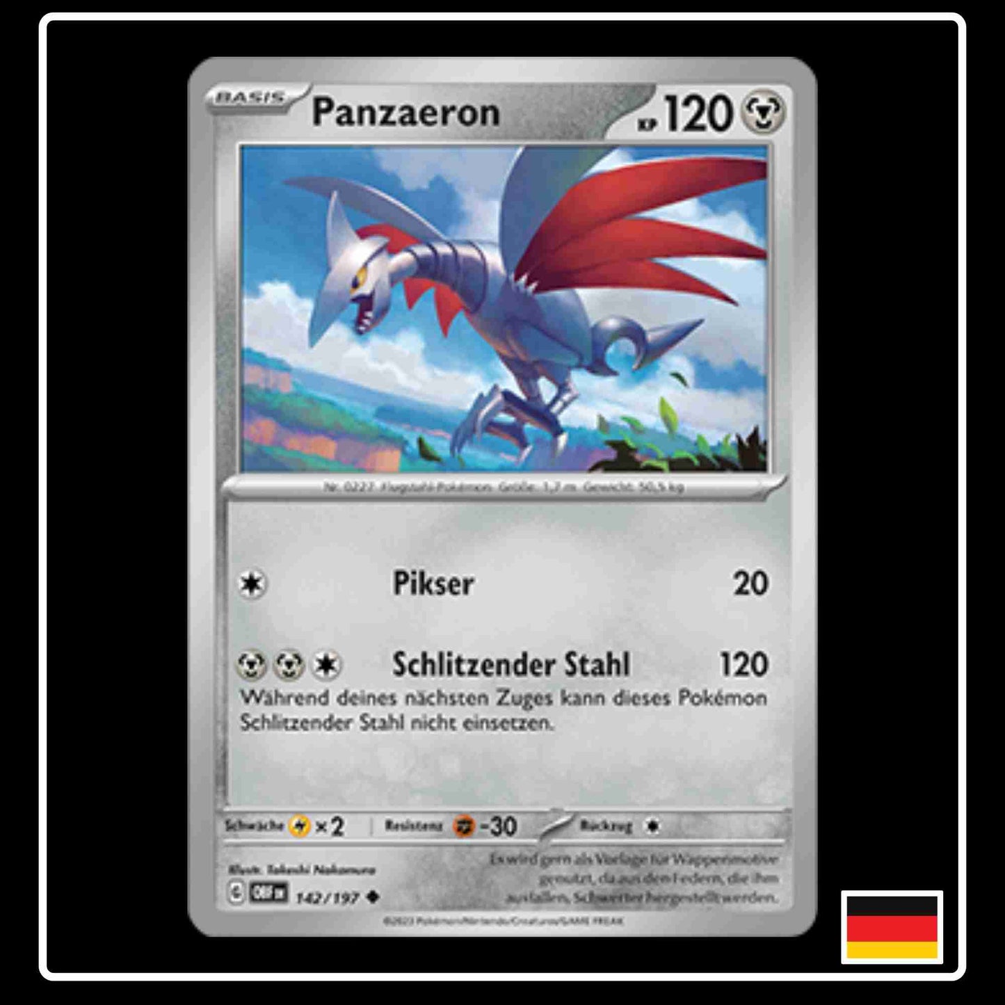 Panzaeron Pokemon Karte