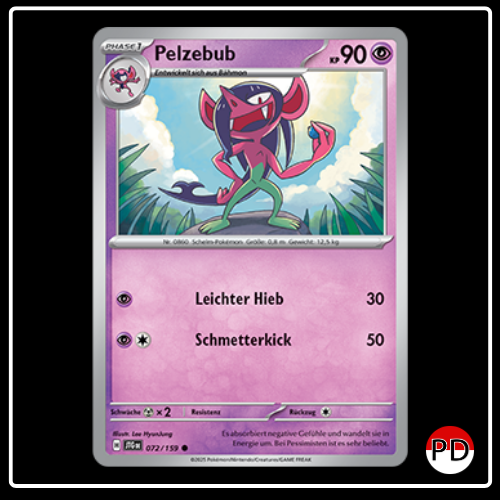 Pelzebub 072/159 Pokemon Reisegefährten