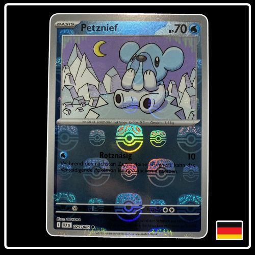 Petznief Meisterball 025/086 Pokemon Schwarze Blitze (Kopie)