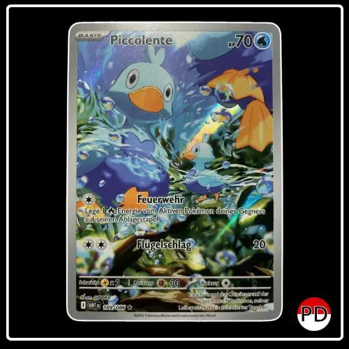 Piccolente Illustration Rare 109/086 Pokemon Weisse Flammen