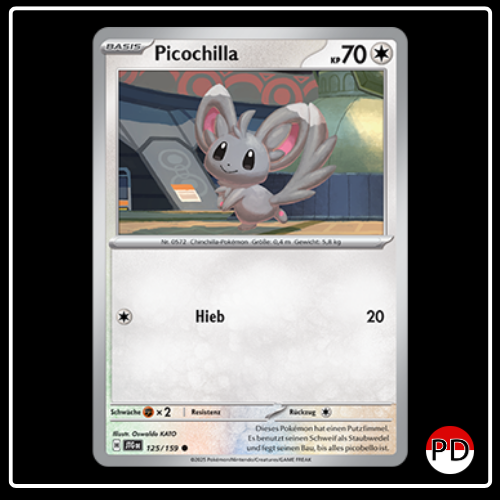 Picochilla 125/159 Pokemon Reisegefährten