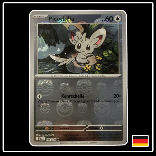 Picochilla Meisterball 075/086 Pokemon Schwarze Blitze