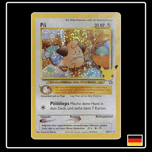 Pii 20/111 Reprint Pokemon Karte aus dem Set Celebrations