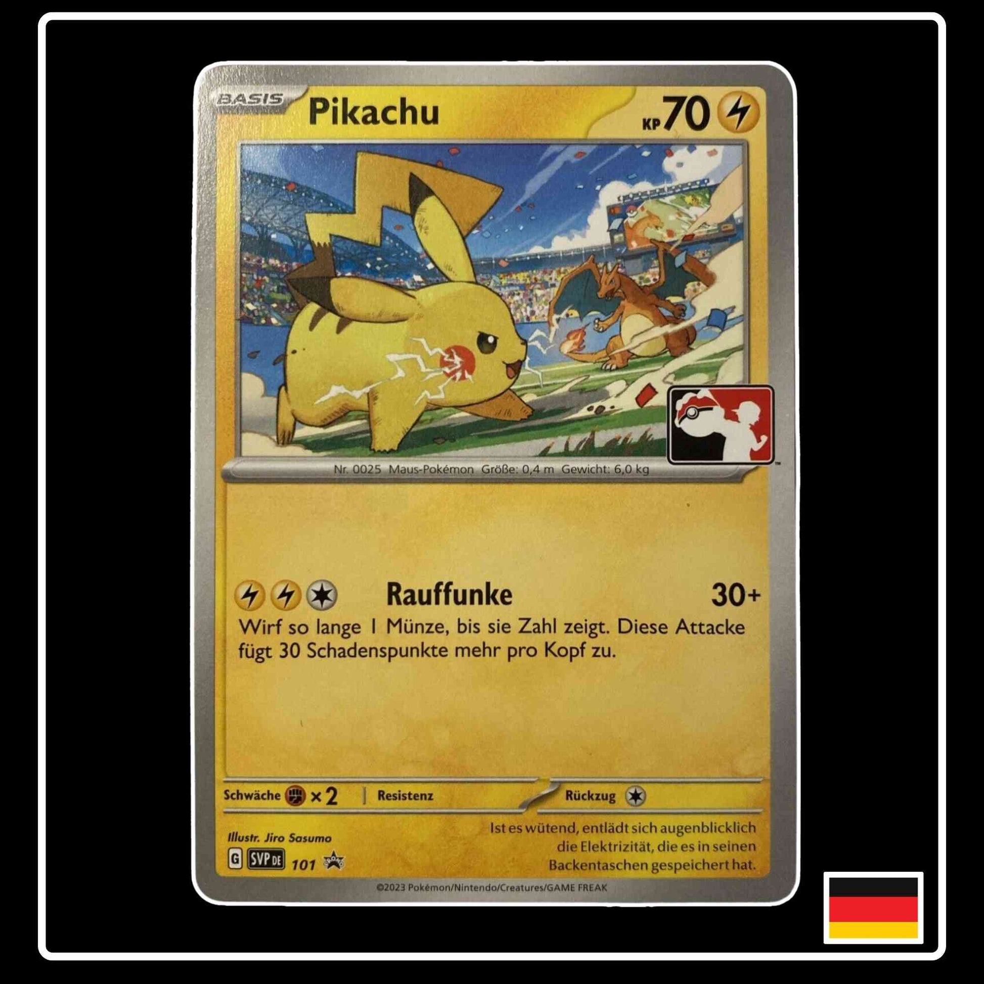 Pikachu Promokarte Pokemon Karmesin & Purpur